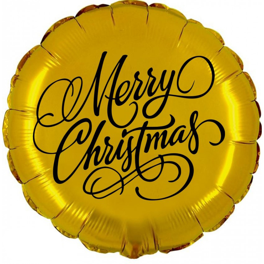 Palloncini Mylar CTX - Merry Christmas Elegante (18”)